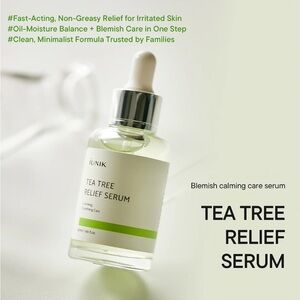 Unik Tea Tree Relief Serum in Green and White